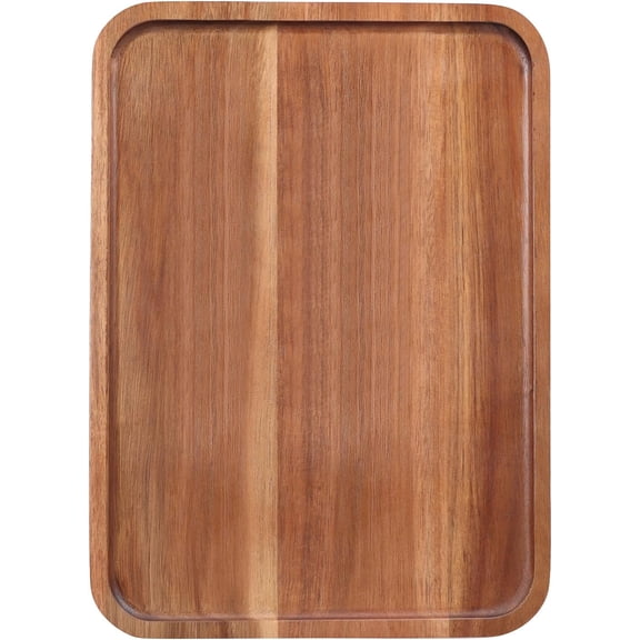 Large Serving Platters Wooden Charcuterie Boards for Party Food Dish Rectangle Acacia Wood Trays Home Decor Cheese Board Snack Appetizer Plates Rectangular Kitchen Dinner Platter Cookie Dessert Tray