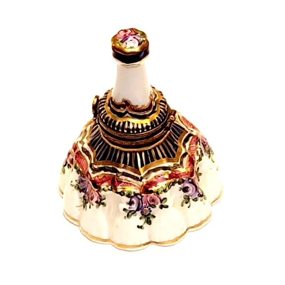 Elegant Limoges Bell for Collectors Limoges Box Porcelain Figurine