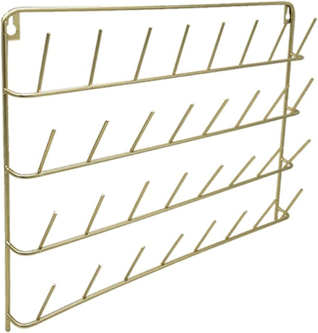 Large Sewing Thread Rack, Seperator Wall Hanger Accessories Gold