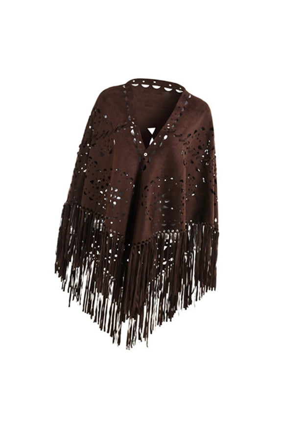 Large Shawl Cardigan Sweaters Open Poncho Blanket Winter Shawl Wraps Tasseled Poncho Shawl