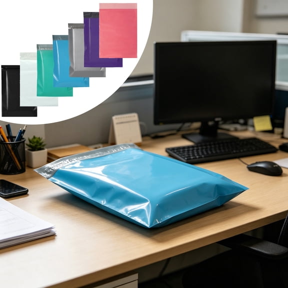 Large Shipping Envelopes 100 PCS – 7.9 x 11.8 in Poly Mailers with Strong Adhesive, Waterproof Tear-Resistant Mailing Bags for Clothing, Small Business, Sports Card Shipping