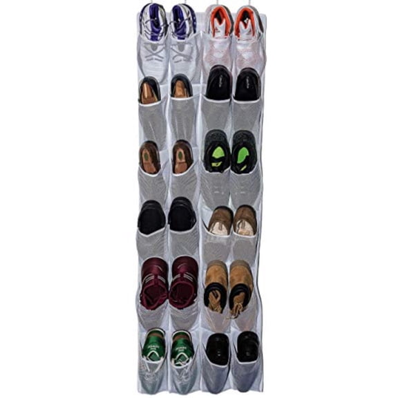 Large Shoe Organizer Sneaker Rack for Men's Big Shoes White