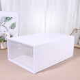 thumbnail image 1 of Large Shoe Storage Boxes Clear Plastic Stackable 1 Pack, Thicken and Sturdy Shoe Organizer for Closet, Space Saving Shoe Rack Containers Bins Display Case for Sneaker Storage, 1 of 7
