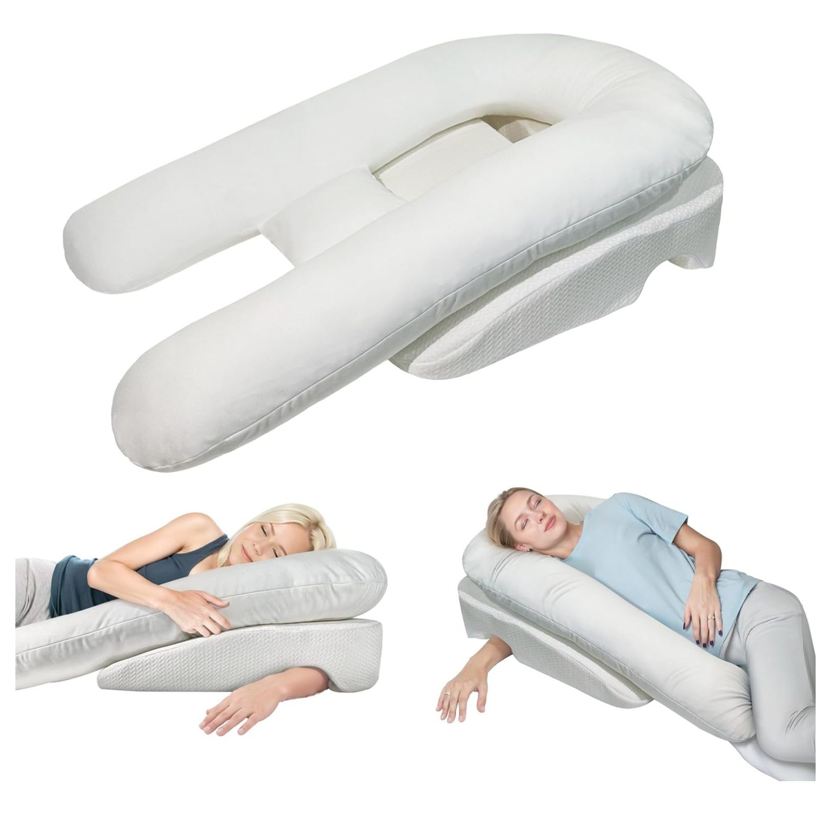 Large Shoulder Pillow for Side Sleepers, Shoulder Relief Pillow with