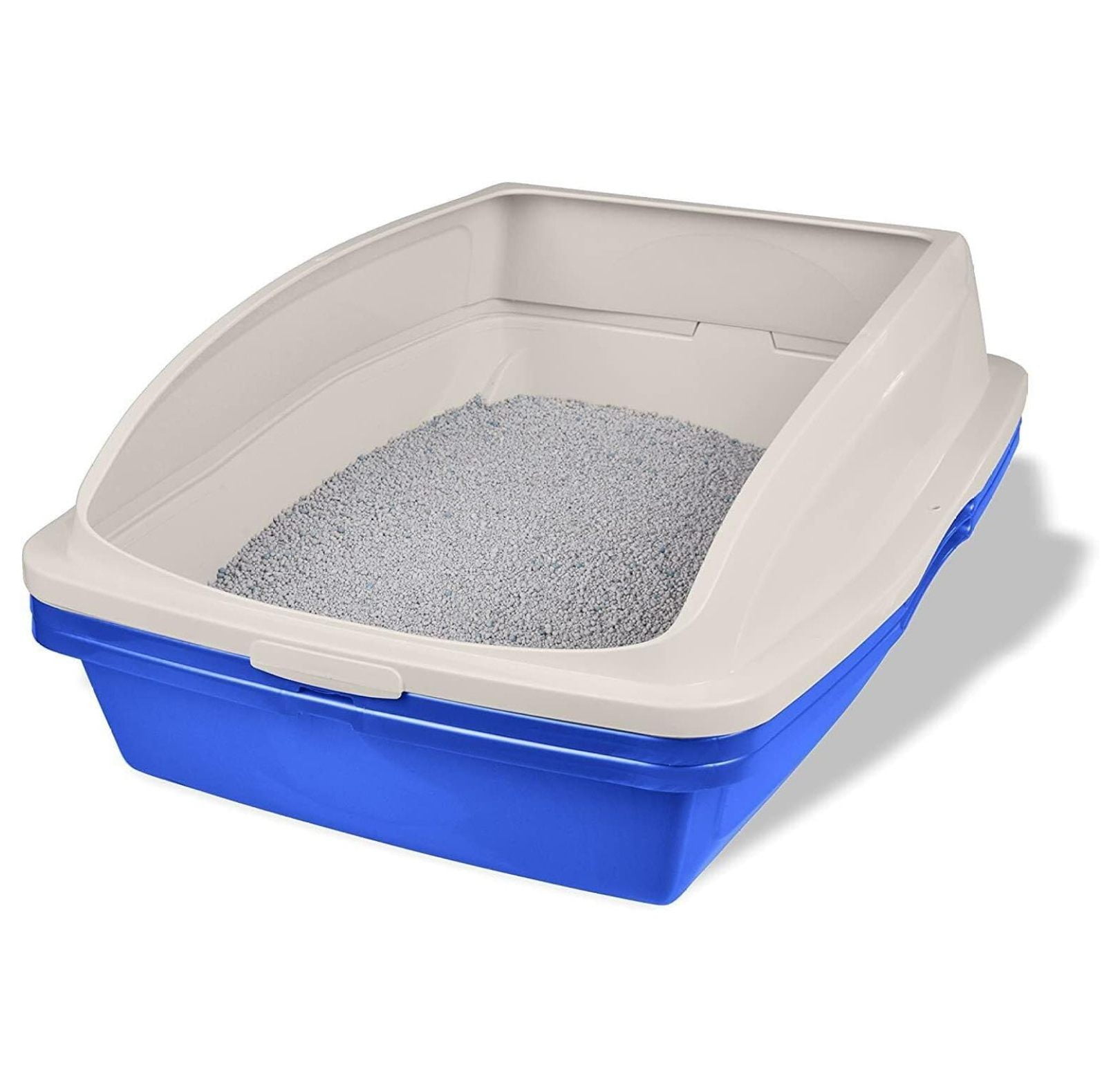 Large Sifting Cat Litter Box Pan Self Clean Slotted Kitty Tray Extra Hooded New