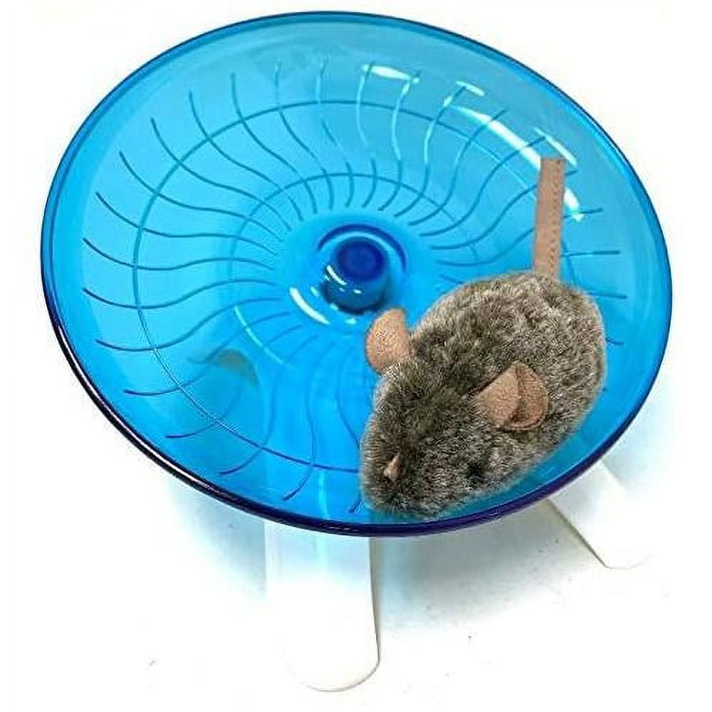 Large Silent Spinner Hamster Flying Saucer Exercise Running Wheel For Gerbils, Rats & Mice
