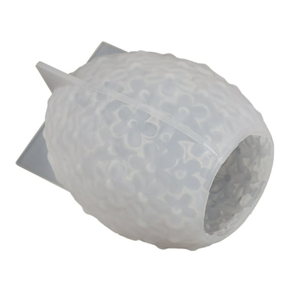 Large Silicone Candle Mold for DIY Flower Egg-Ball Shape Scented Candle Wax Mold Handmade Plaster Resin Soap Craft Mold