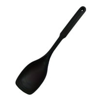 Large Silicone Cooking Spoons - Heat Resistant, Measurement Marks - for Mixing, Scraping, Kitchen Use