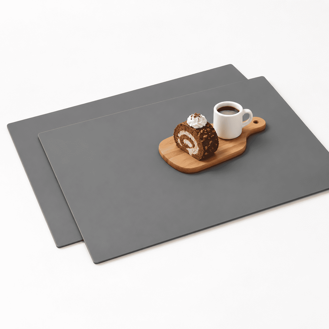 Large Silicone Countertop Protector Mat, Light Gray, 48