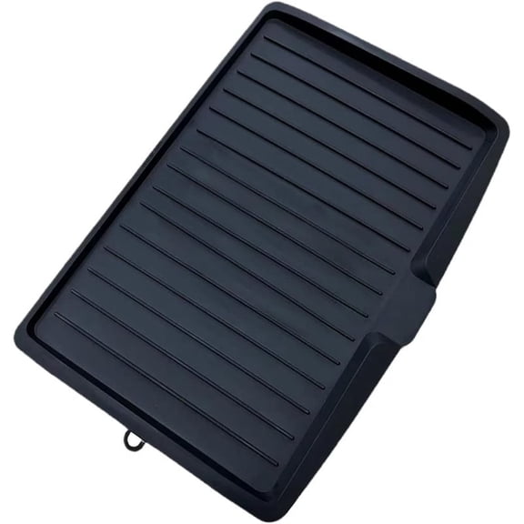 Large Silicone Dish Drying Board with Side Drainage, 18 Inch Kitchen Counter Drainer Mat for Bowls, Cups, Utensils, Fruits and Vegetables Storage
