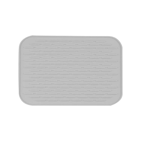 Large Silicone Dish Drying Mat & Trivet, Foldable Heat Resistant Drain Pad, Non-Slip Countertop Protector for Kitchen – White Elephant Gifts for Adults, Gifts Under $30, Elephant Gifts for Women