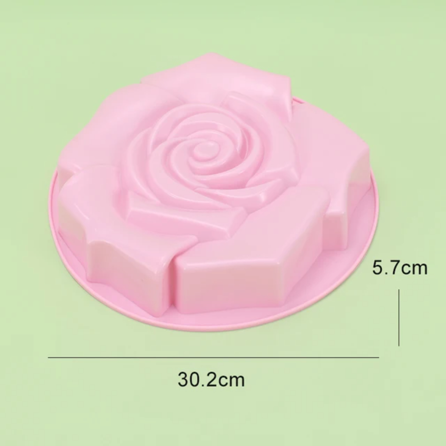 Large Silicone Flower Pattern Cake Mold - Ideal for DIY Baking Craft ...