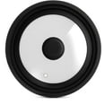 thumbnail image 1 of Large Silicone & Glass Universal Lid (10.5 to 12 Inches) - BPA-Free Silicone Lid with Stay Cool Handle & Tempered Glass Top - Dishwasher Safe - Universal Lid for Pots, Pans, Skillets, Cast Iron, 1 of 7