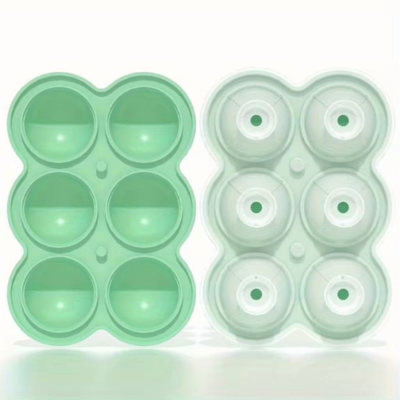 Large Silicone Ice Cube Tray with Funnel - Fun Ice Hockey Design for Cocktails and Whiskey