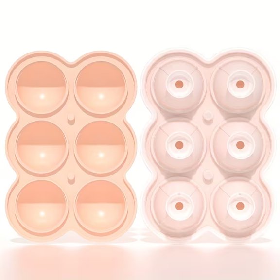Large Silicone Ice Cube Tray with Funnel - Fun Ice Hockey Design for Cocktails and Whiskey