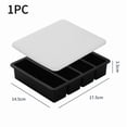 thumbnail image 1 of Large Silicone Ice Tray Mold with Cover, 4-Grid Strip Design for Freezing Soup, Broth, Sauce, Easy Release and Demold, 1 of 7