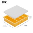 thumbnail image 1 of Large Silicone Ice Tray Mold with Cover, 4-Grid Strip Design for Freezing Soup, Broth, Sauce, Easy Release and Demold, 1 of 7