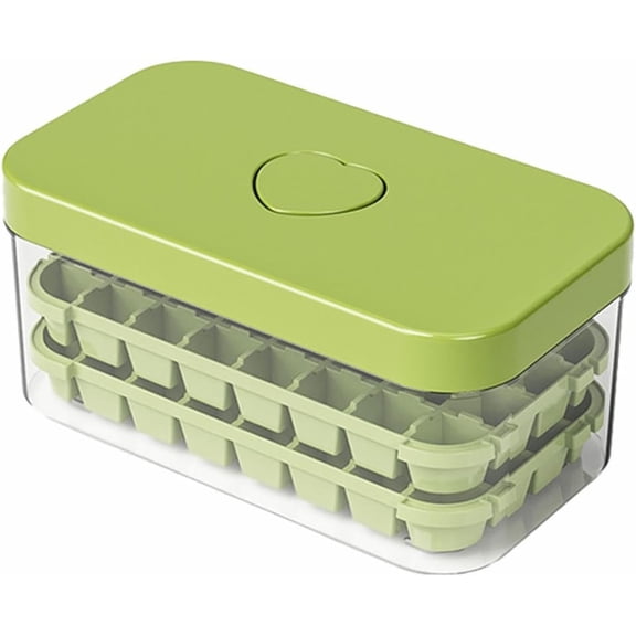 Large Silicone Ice Tray Stackable Easy Press Release No-Touch For Whiskey Cocktails Juice