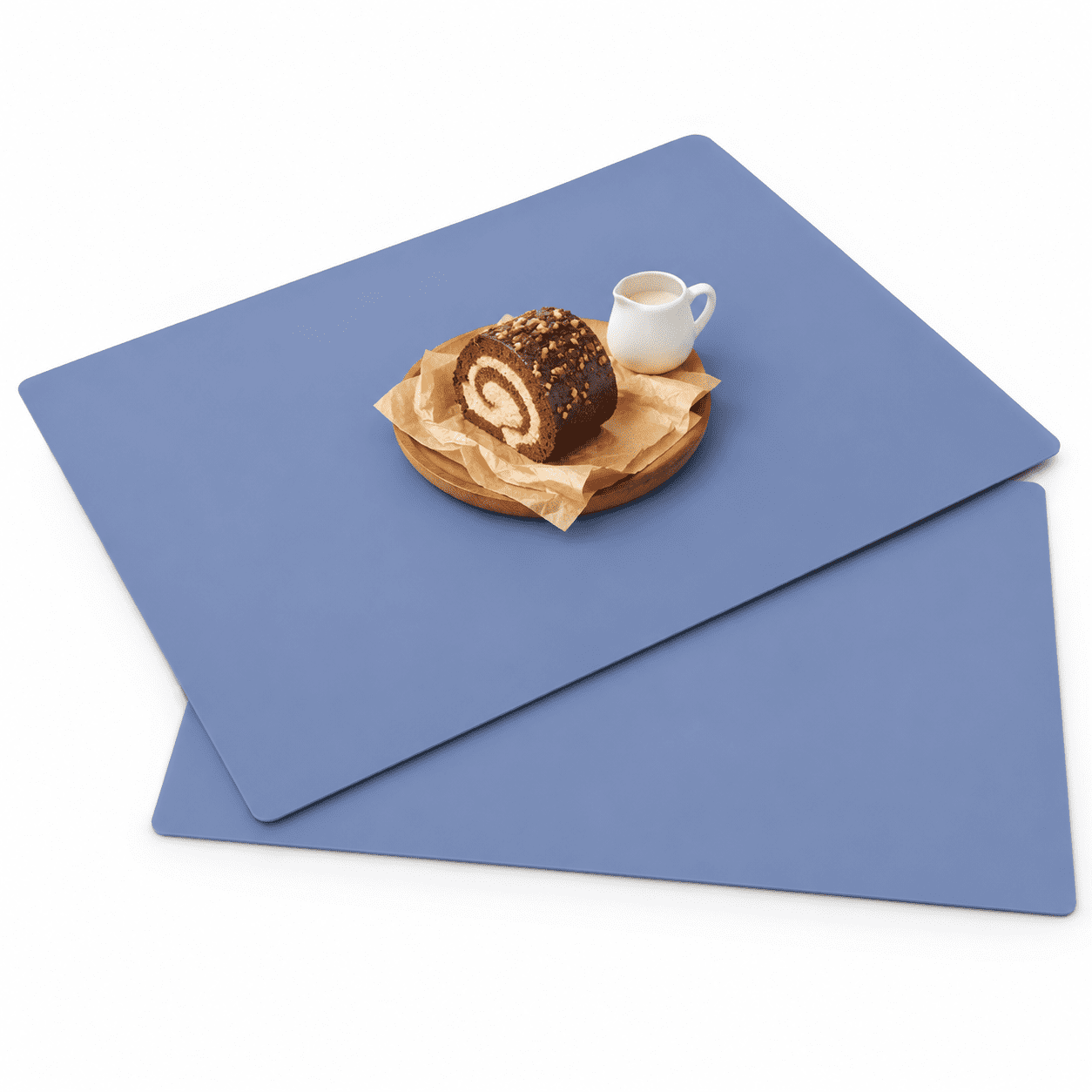 Large Silicone Kitchen Counter Mat, Lake Blue, 48