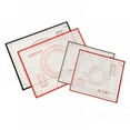 thumbnail image 1 of Large Silicone Pastry Mat Extra Thick Non Stick Baking Mat with Measurement Fondant Mat, Counter Mat, Dough Rolling Mat, Oven Liner, Pie Crust Mat, 1 of 5
