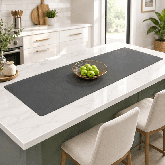 Large Silicone Placemat 78.7''x15.7''(200cmx40cm) Extra Countertop ...
