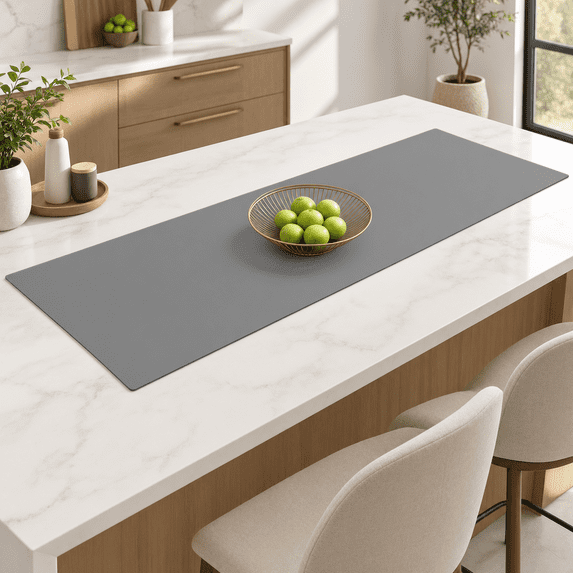 Large Silicone Placemat 78.7''x15.7''(200cmx40cm) Extra Countertop ...