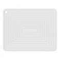 thumbnail image 1 of Large Silicone Pot Holder Square Thick Heat Insulation Pad Non-Slip Corrugated Kitchen Table Mat(White), 1 of 9
