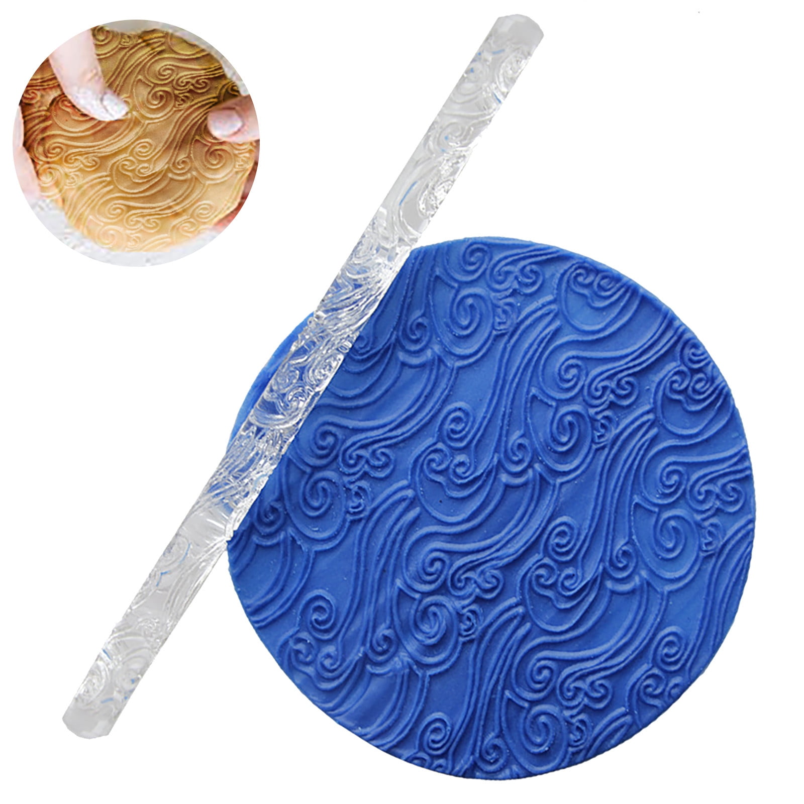 Large Silicone Rolling Pin Pie Rolling Mat Large Tortilla Roller Stone