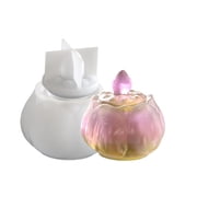 Large Silicone Storage Jar Mold Flower Vase Making Mould Epoxy Resin Molds for Jewelry Container and Home Decoration