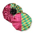 thumbnail image 1 of Large Silky Design Anime Bonnet with Elastic Soft Band Adjustable for Women and Men, Comfortable Satin Fabric, TomiokB, 1 of 8
