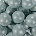 thumbnail image 1 of Large Silver Gumballs, 97 Pieces, 2 lbs, Candy Buffet, Wedding, Graduation, Party, 1 of 2