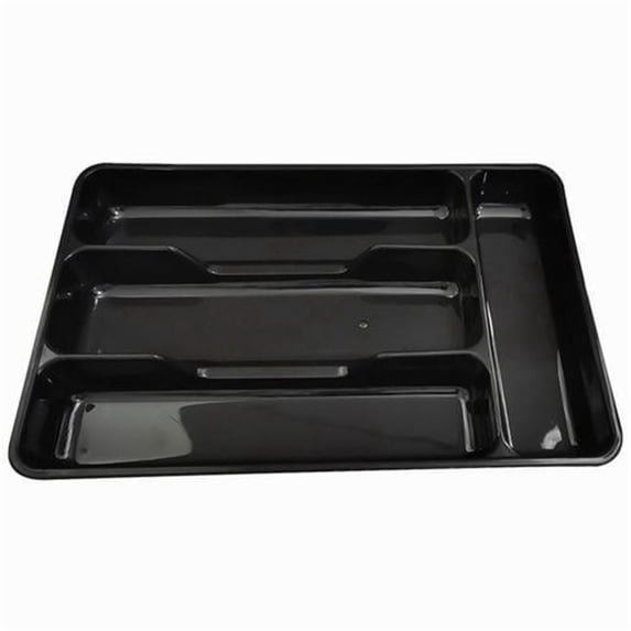 Large Silverware Organizer, Cutlery Flatware Organizer, Kitchen Utensil Drawer Organizer, Silverware Holder, Plastic Cutlery and Flatware Storage Box for Spoons Forks Knives Holder Case