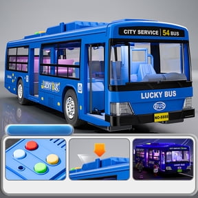 Large Simulation Bus Toy Toys,Door Open Light Sound Toys,Vocal Coach Model Toys,City Traffic Learn Toys,Inertial Driving Glide Toys,Traffic Rule Educate Toys,Interactive Fun Play Toys