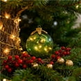 thumbnail image 1 of Large Single Christmas Ball Ornament 5.9in - Shatterproof Plastic with Metallic Finish, Hanging Holiday Decor for Tree/Mantel, Festive Tabletop Accent for Christmas Parties, 1 of 4