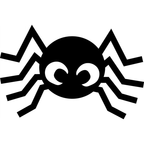 SHAPES ETC. Spider Cut-Out Large Single Color