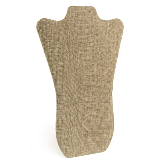 Large Size 14" Tall Burlap Necklace Display Stand (Jewelry Display)