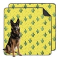 thumbnail image 1 of Large Size 48"x48" Reusable Housebreaking Pads for Dogs, Washable Non-Slip Pet Mat with Attractive Floral and Leaf Design (Plant patterns), 1 of 8