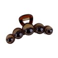 thumbnail image 1 of Large Size Beaded Barrettes Acrylic Comfortable Hair Grip Clip Fashionable Accessory For Long Hair And Most Outfits, 1 of 4