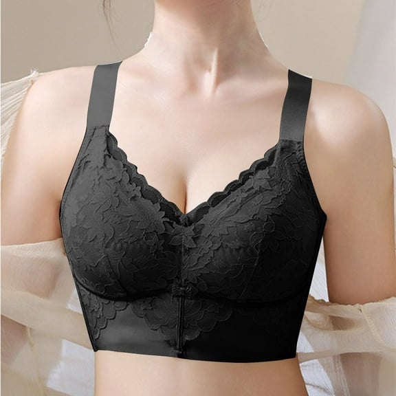 Large Size Bras for Women No Underwire Fashion Comfortable Without Steel Rings Small Chest Gathered And Auxiliary Breast Bra