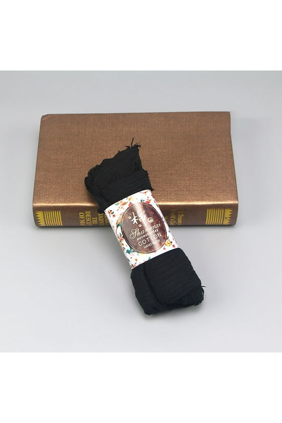 Large Size Breathable Cotton Scarf, Headkerchief Muslim Head Neck Headwear, Wrap Shawl Made Of Cotton And Linen, Black One Size, Size One Size