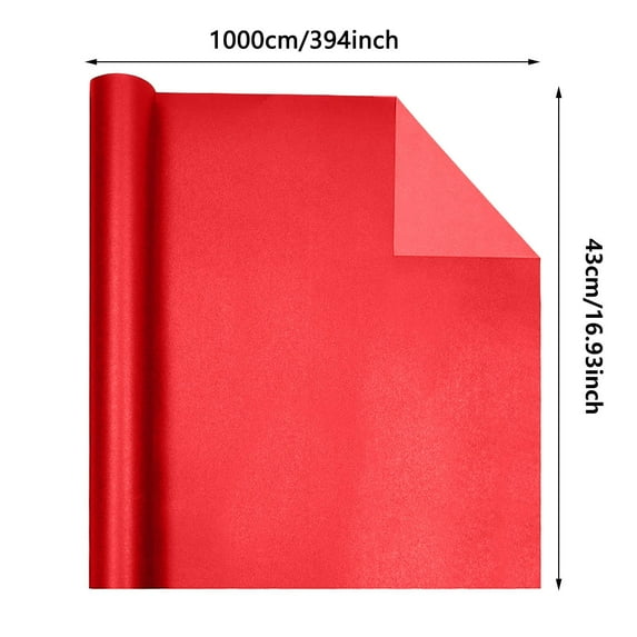 Large Size Christmas Wrapping Paper Roll – 393.7IN Long, 80GSM Thick Gift Wrap with Elegant Sheen, Recyclable Kraft – For Holiday, Wedding, Birthday or Anniversary Gift Packaging