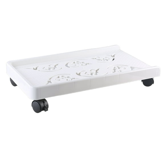 Large Size Computer Mobile Stand with Brake Wheel ABS Computer Cart with Wheel