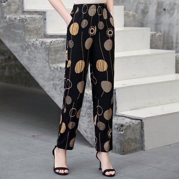 Large Size Cotton Silk Pants Thin Section