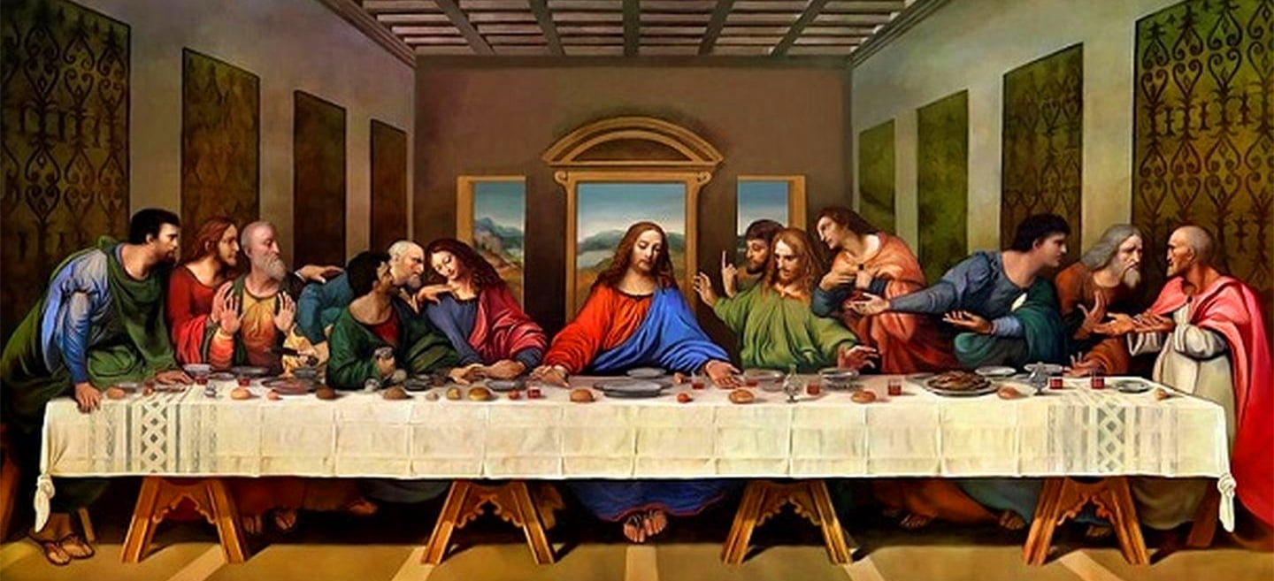 Large Size Diamond Painting Kits, The Last Supper Full Drill 5D Diamond Art Kit Van Gogh's Famous Painting DIY Diamonds Dots Paintings Gem Art for Home Wall Decoration Gift (59*26in)