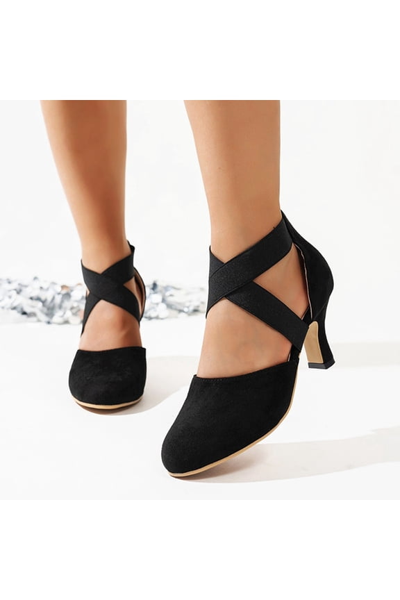 Large Size Fashionable Comfortable Elastic Slim Heel Bag Heel Cover High Heels For Women