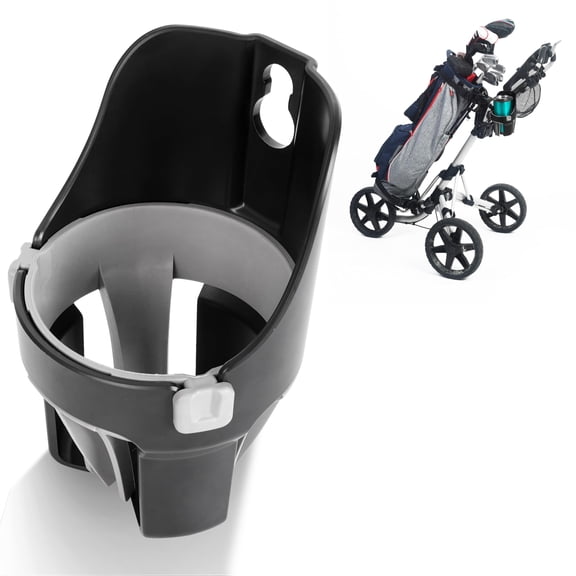 Large Size Golf Push Cart Cup Holder Universal Fit Silicone Drink Holder