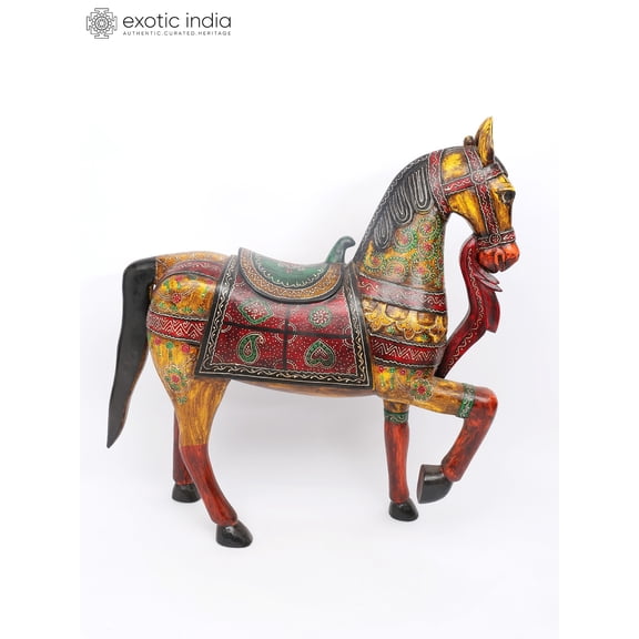 Large Size His Majesty, The Painted Wooden Horse