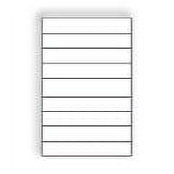 Large Size Laser Label Sheets, 12" x 18", White Semi-Gloss Full Sheet Labels, 50 lb, Permanent Adhesive, 8 Back Scores - Box of 500 Sheets / 500 Labels