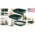 Large Size Low Entry Cat Litter Box Easy Access for Senior Cats