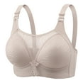 thumbnail image 1 of Large Size Mesh Comfortable Brassiere, Breathable Gathering Push up Bra, Full Cup Support Lingerie, 1 of 3